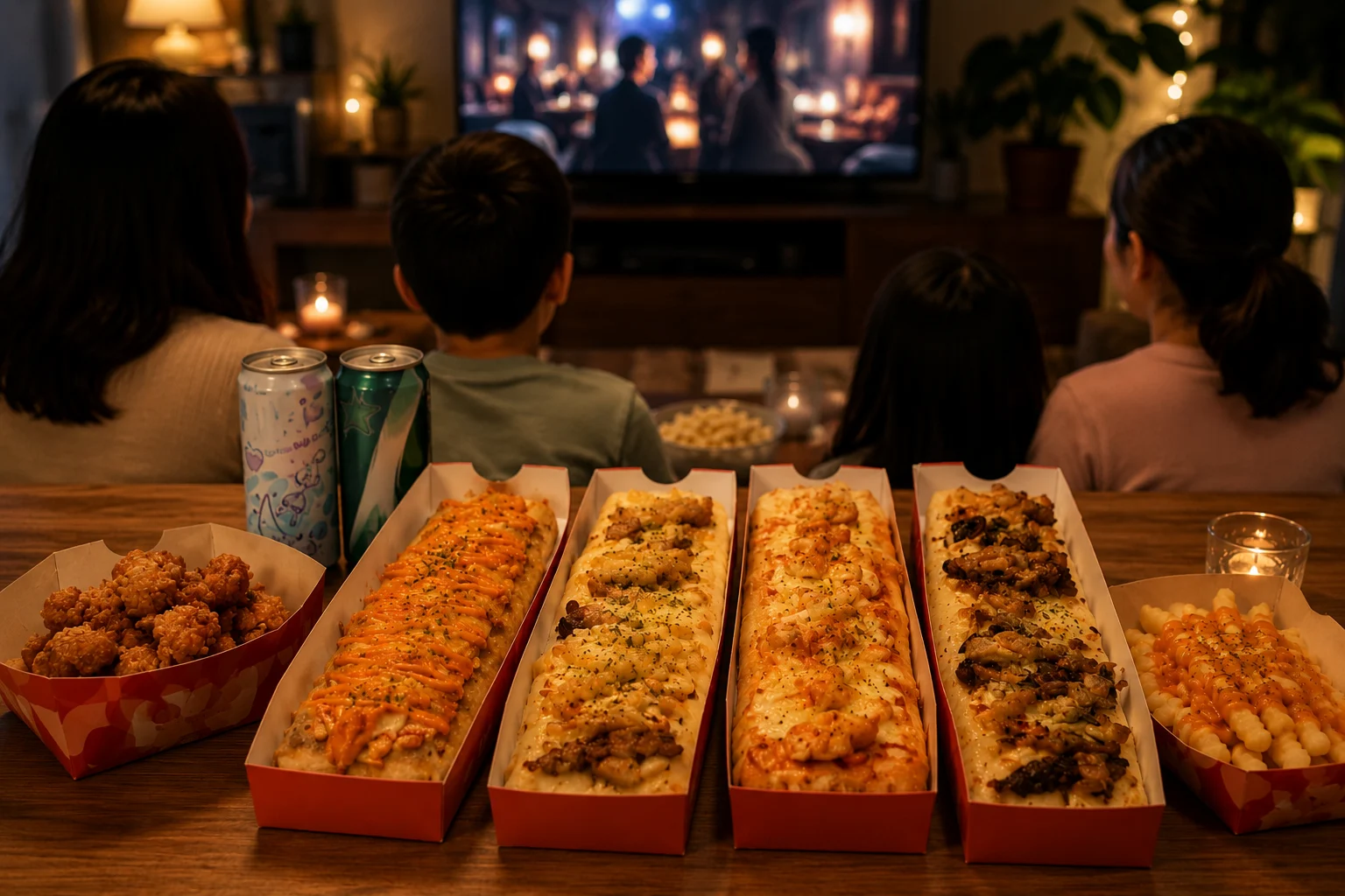 pizza movie night