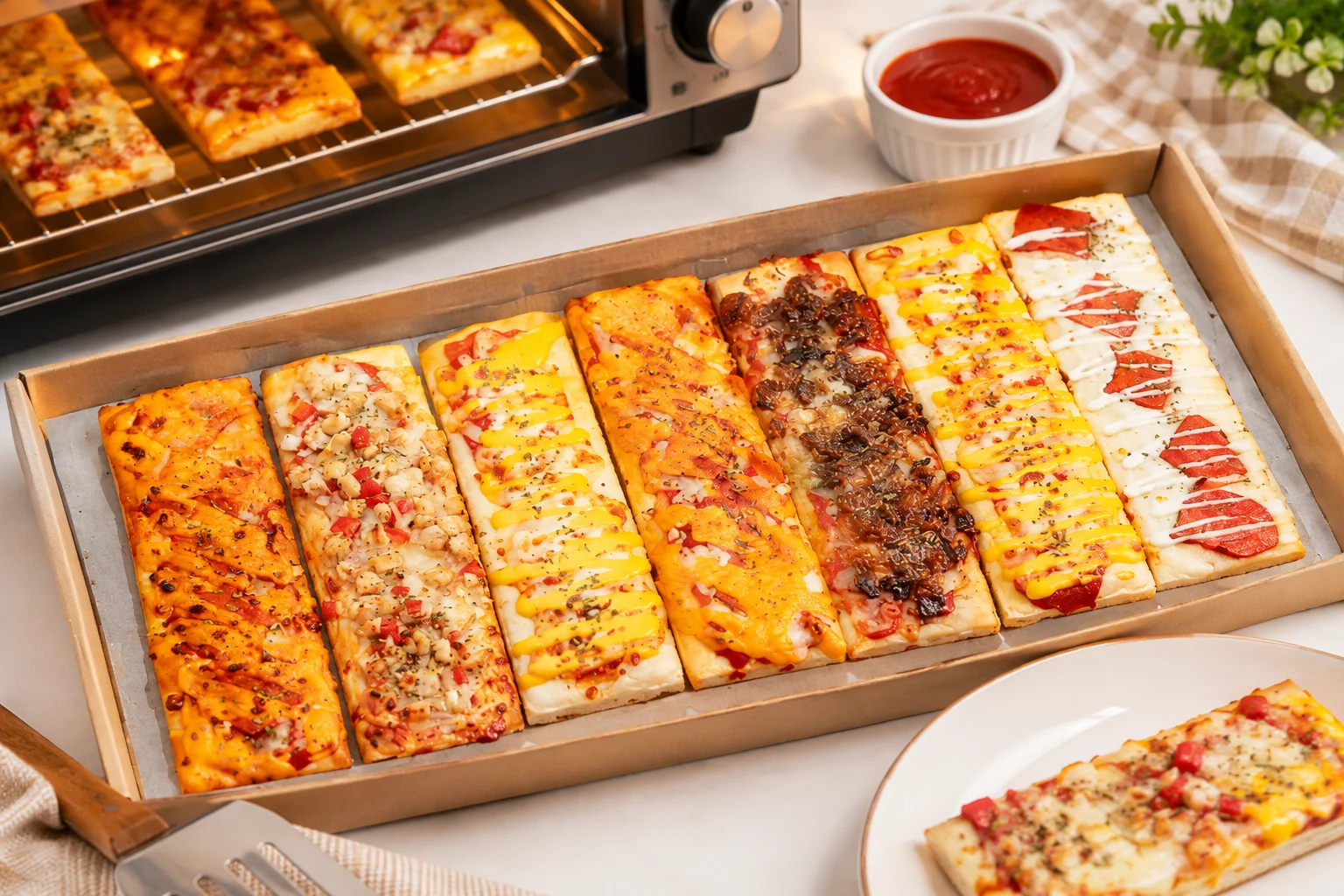 cara hangatkan pizza